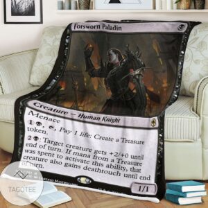 Afr 104 Forsworn Paladin Magic The Gathering Mtg Blanket