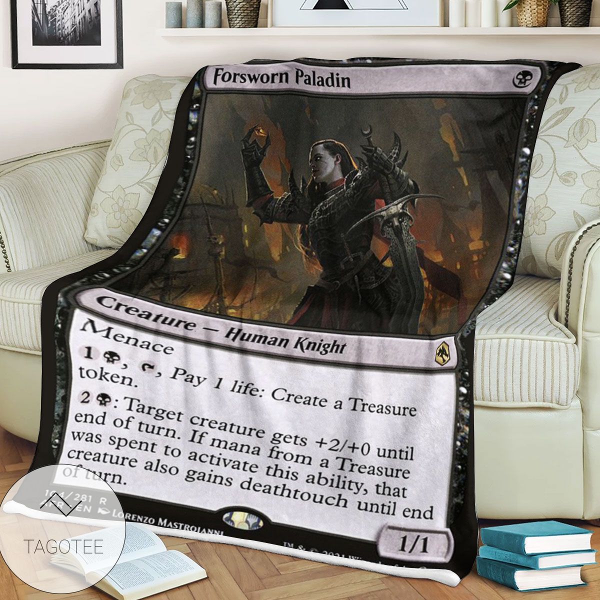 Afr 104 Forsworn Paladin Magic The Gathering Mtg Blanket Afr 104 Forsworn Paladin Magic The Gathering Mtg Blanket