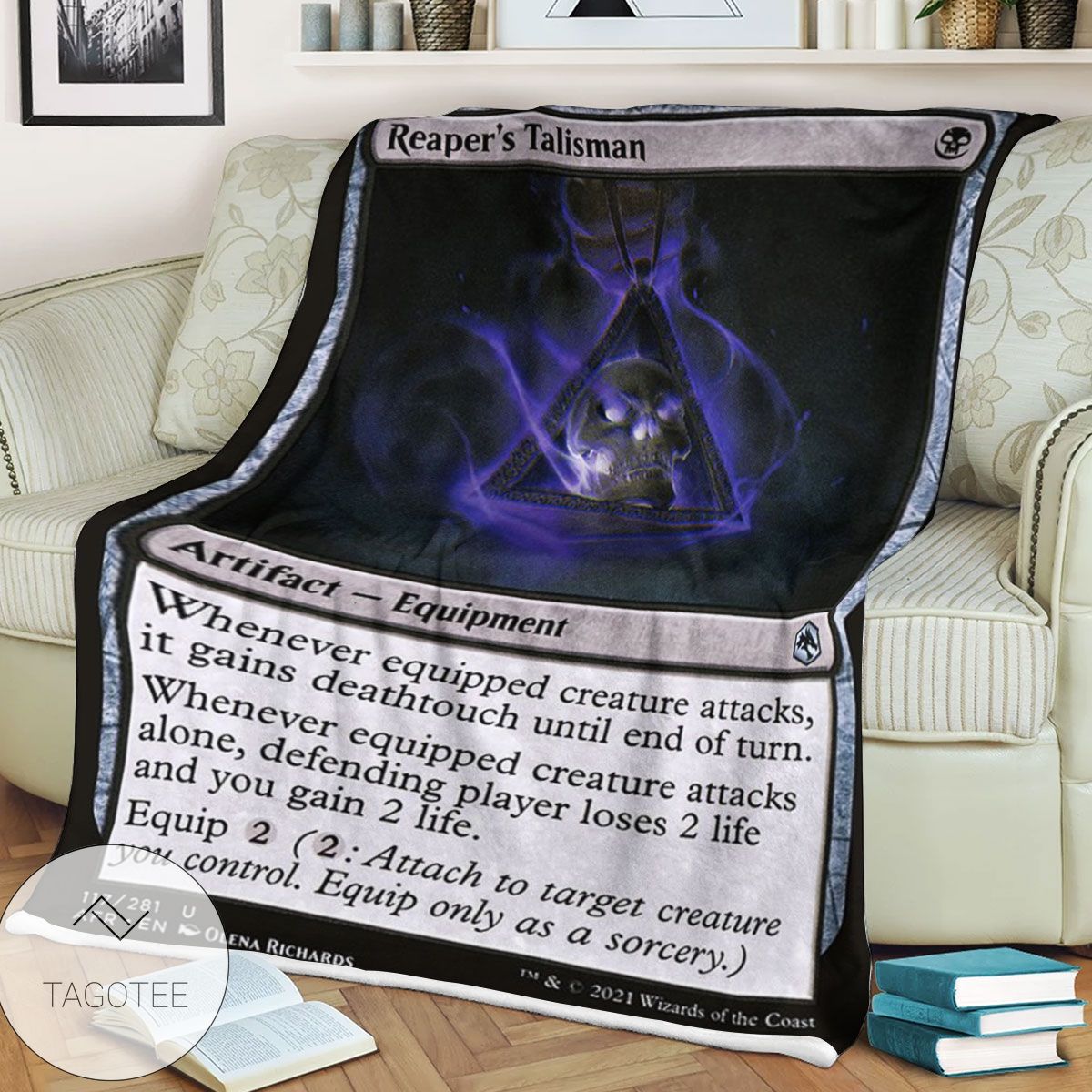 Afr 117 Reaper S Talisman Magic The Gathering Mtg Blanket Afr 117 Reaper S Talisman Magic The Gathering Mtg Blanket