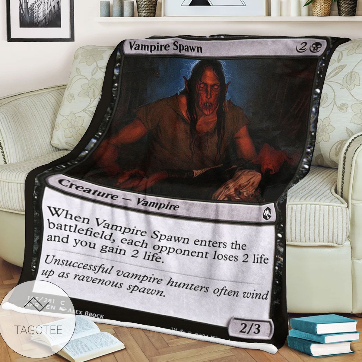 Afr 123 Vampire Spawn Magic The Gathering Mtg Blanket Afr 123 Vampire Spawn Magic The Gathering Mtg Blanket