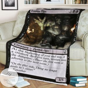Afr 129 Zombie Ogre Magic The Gathering Mtg Blanket