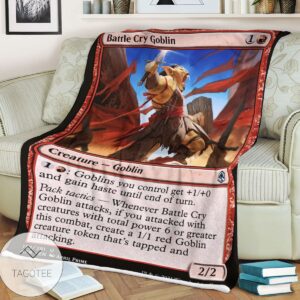 Afr 132 Battle Cry Goblin Magic The Gathering Mtg Blanket