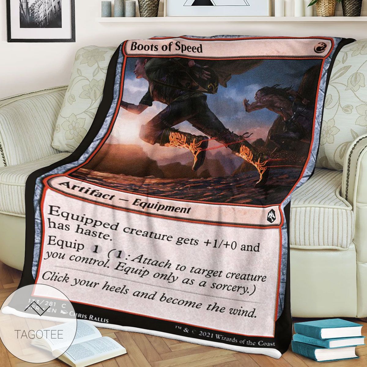 Afr 133 Boots Of Speed Magic The Gathering Mtg Blanket Afr 133 Boots Of Speed Magic The Gathering Mtg Blanket