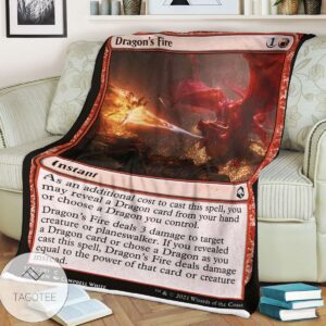 Afr 139 Dragon S Fire Magic The Gathering Mtg Blanket