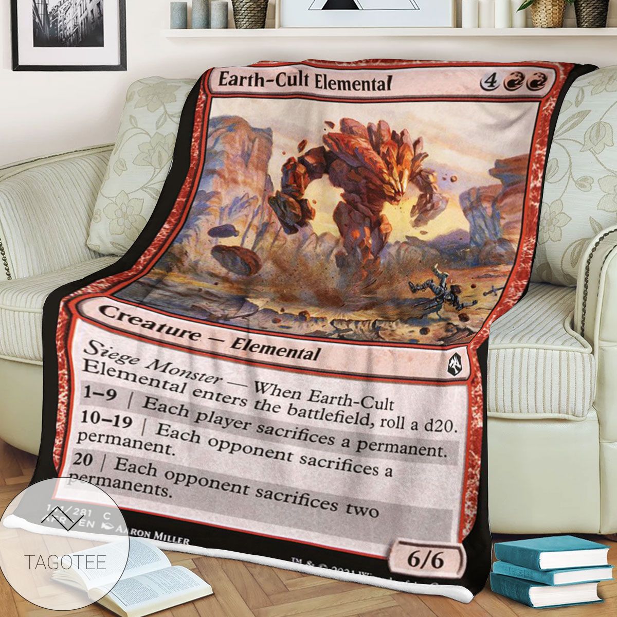 Afr 141 Earth Cult Elemental Magic The Gathering Mtg Blanket Afr 141 Earth Cult Elemental Magic The Gathering Mtg Blanket