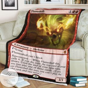 Afr 143 Flameskull Magic The Gathering Mtg Blanket