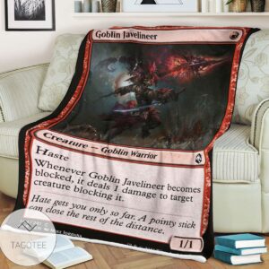 Afr 144 Goblin Javelineer Magic The Gathering Mtg Blanket