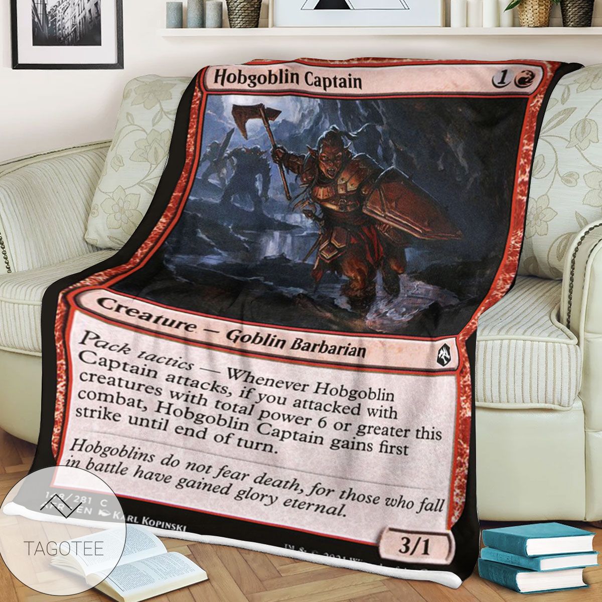 Afr 148 Hobgoblin Captain Magic The Gathering Mtg Blanket Afr 148 Hobgoblin Captain Magic The Gathering Mtg Blanket