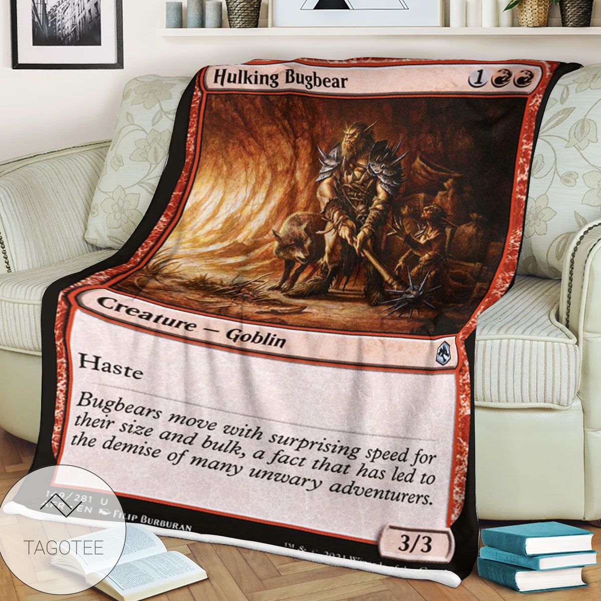 Afr 149 Hulking Bugbear Magic The Gathering Mtg Blanket Afr 149 Hulking Bugbear Magic The Gathering Mtg Blanket