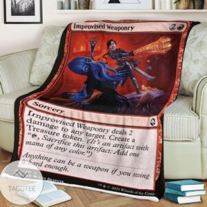 Afr 150 Improvised Weaponry Magic The Gathering Mtg Blanket