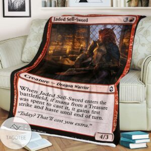 Afr 152 Jaded Sell Sword Magic The Gathering Mtg Blanket