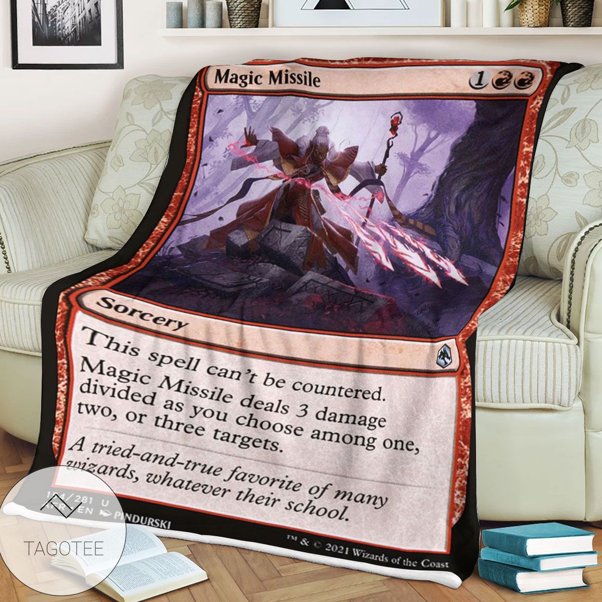 Afr 154 Magic Missile Magic The Gathering Mtg Blanket Afr 154 Magic Missile Magic The Gathering Mtg Blanket