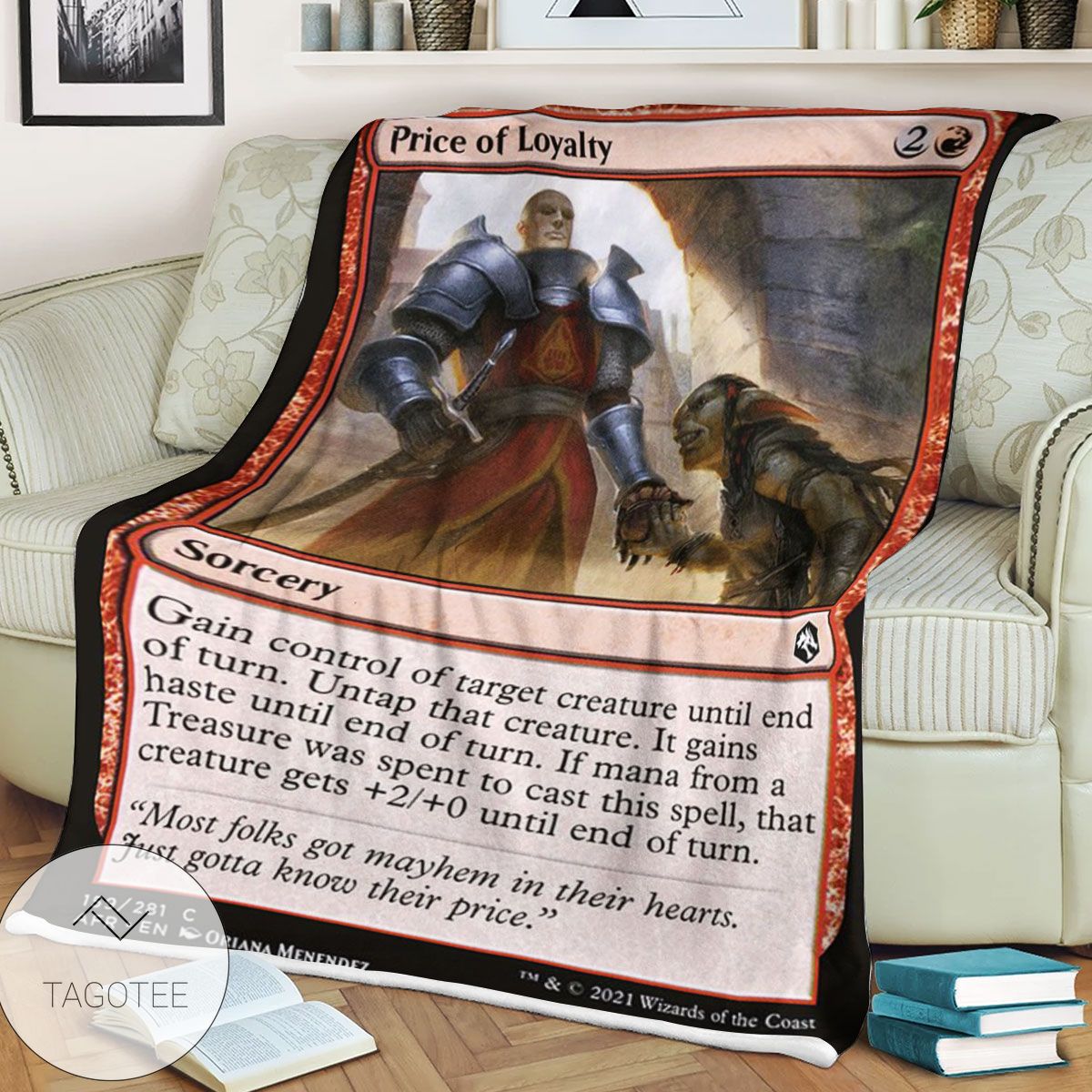 Afr 159 Price Of Loyalty Magic The Gathering Mtg Blanket Afr 159 Price Of Loyalty Magic The Gathering Mtg Blanket