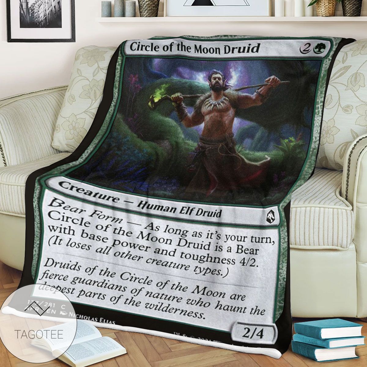 Afr 177 Circle Of The Moon Druid Magic The Gathering Mtg Blanket Afr 177 Circle Of The Moon Druid Magic The Gathering Mtg Blanket