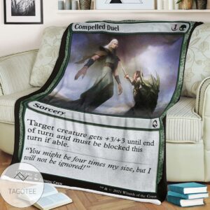 Afr 178 Compelled Duel Magic The Gathering Mtg Blanket