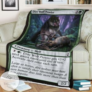 Afr 179 Dire Wolf Prowler Magic The Gathering Mtg Blanket