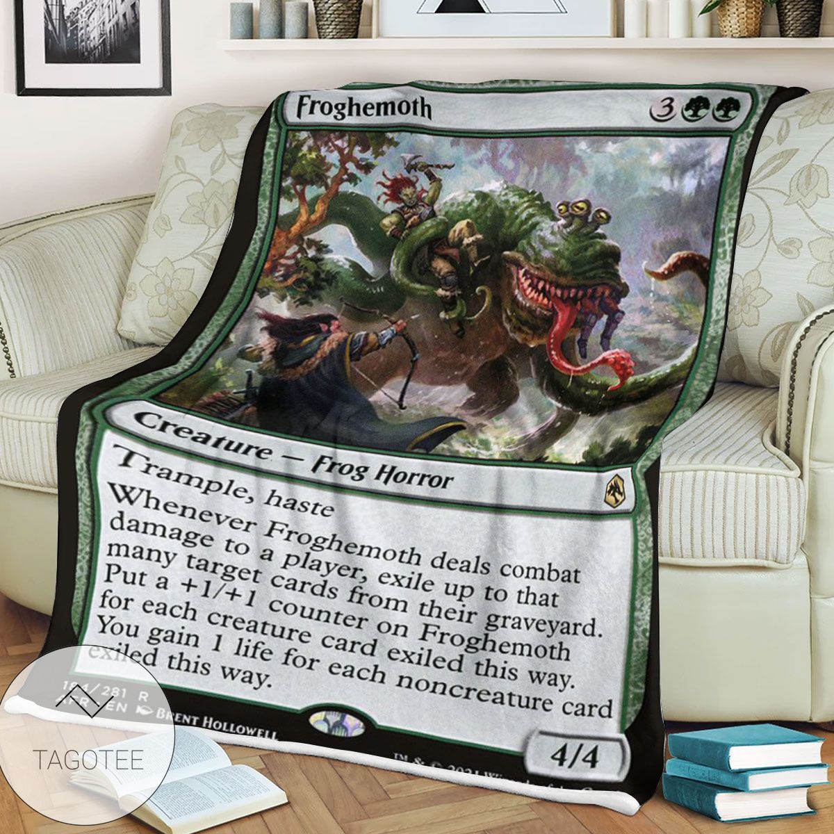 Afr 184 Froghemoth Magic The Gathering Mtg Blanket Afr 184 Froghemoth Magic The Gathering Mtg Blanket