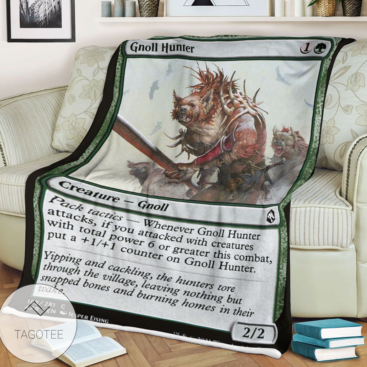 Afr 185 Gnoll Hunter Magic The Gathering Mtg Blanket Afr 185 Gnoll Hunter Magic The Gathering Mtg Blanket
