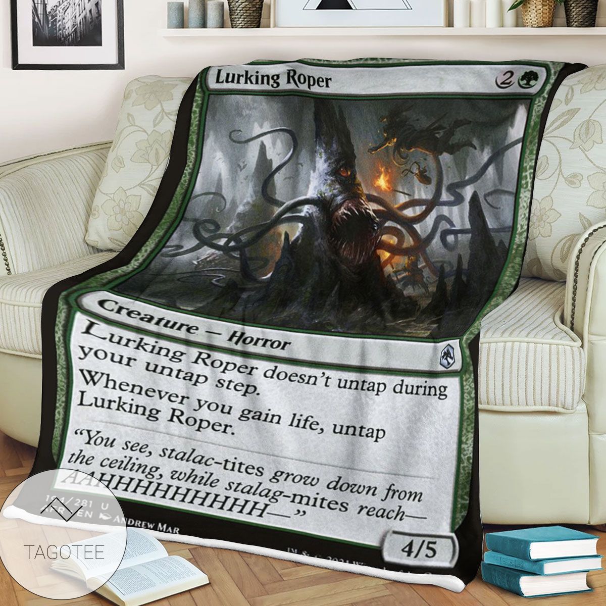 Afr 194 Lurking Roper Magic The Gathering Mtg Blanket Afr 194 Lurking Roper Magic The Gathering Mtg Blanket