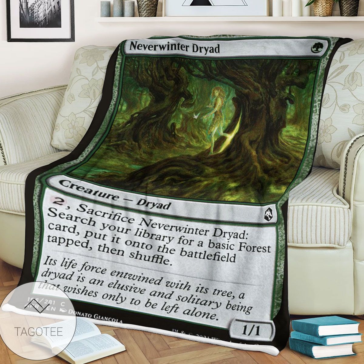 Afr 195 Neverwinter Dryad Magic The Gathering Mtg Blanket Afr 195 Neverwinter Dryad Magic The Gathering Mtg Blanket