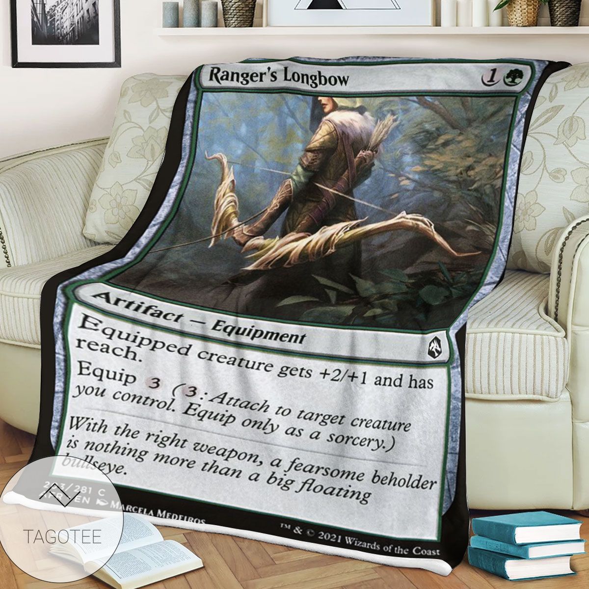 Afr 203 Ranger S Longbow Magic The Gathering Mtg Blanket Afr 203 Ranger S Longbow Magic The Gathering Mtg Blanket