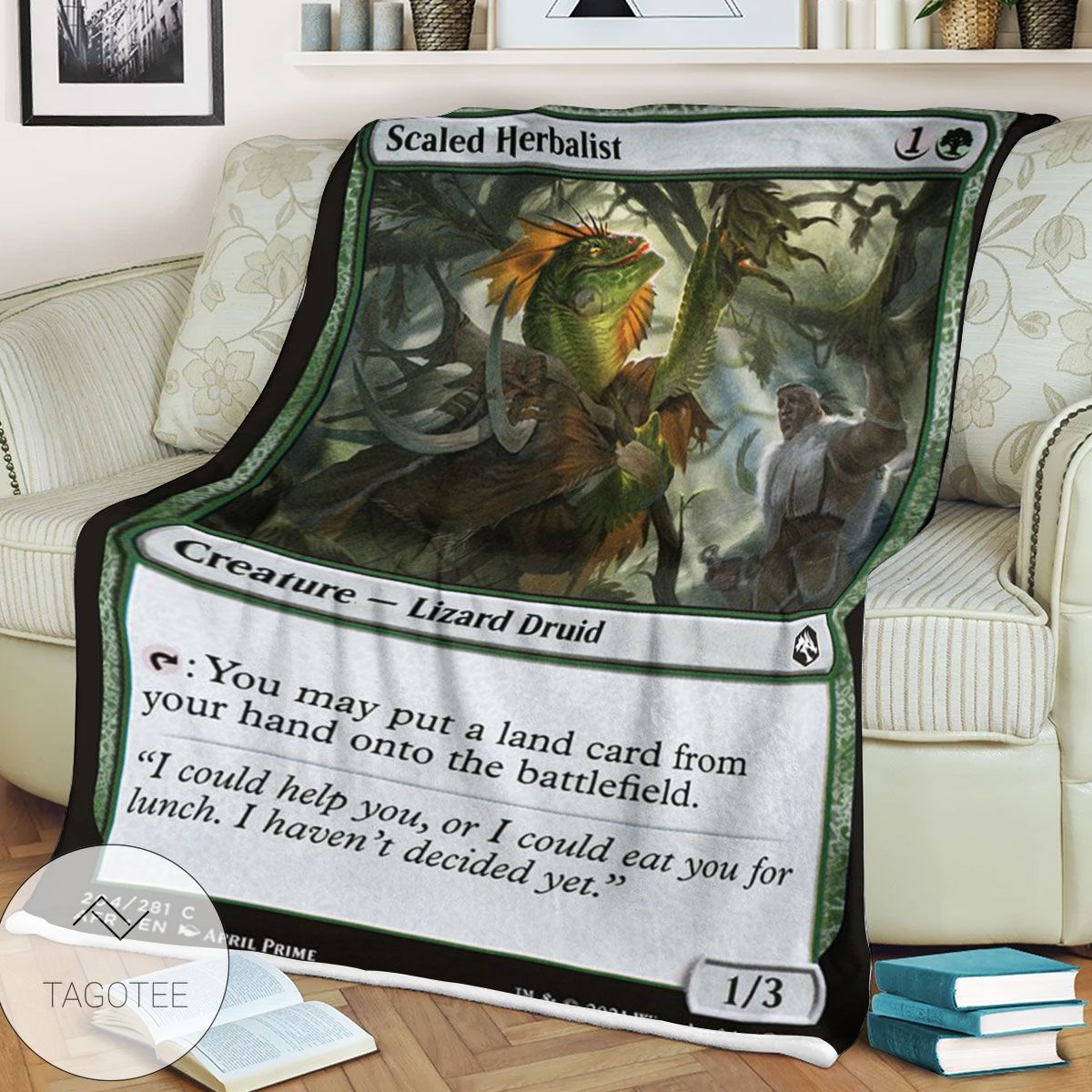 Afr 204 Scaled Herbalist Magic The Gathering Mtg Blanket Afr 204 Scaled Herbalist Magic The Gathering Mtg Blanket