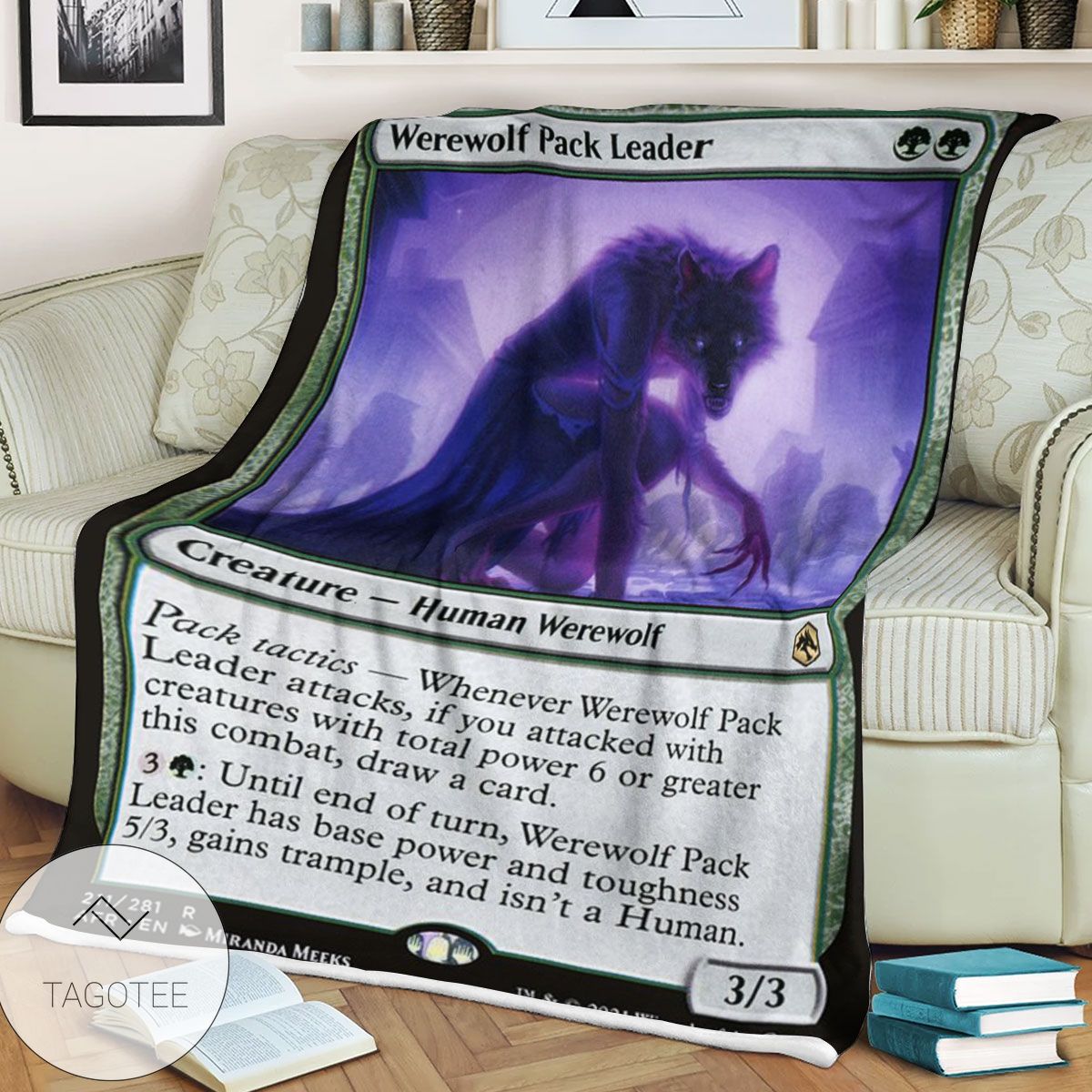 Afr 211 Werewolf Pack Leader Magic The Gathering Mtg Blanket Afr 211 Werewolf Pack Leader Magic The Gathering Mtg Blanket