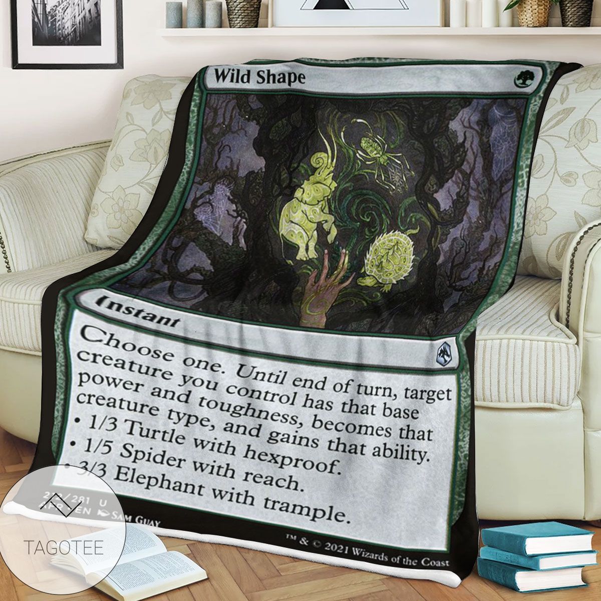 Afr 212 Wild Shape Magic The Gathering Mtg Blanket Afr 212 Wild Shape Magic The Gathering Mtg Blanket