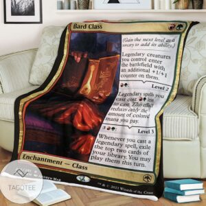 Afr 217 Bard Class Magic The Gathering Mtg Blanket