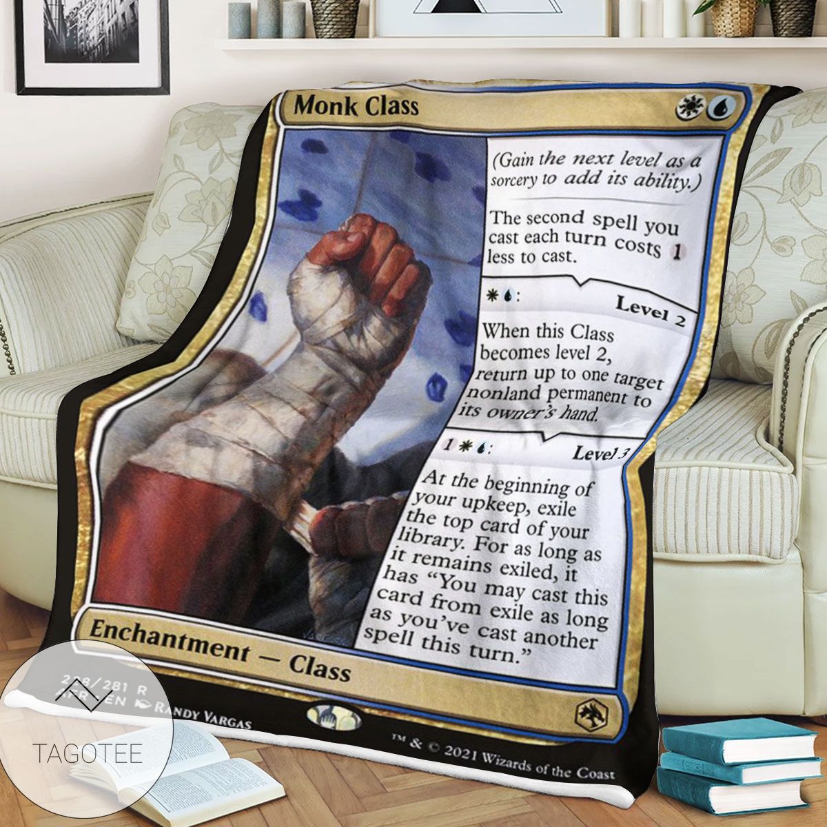 Afr 228 Monk Class Magic The Gathering Mtg Blanket Afr 228 Monk Class Magic The Gathering Mtg Blanket