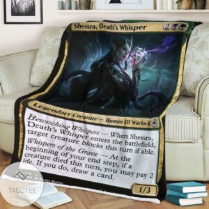 Afr 231 Shessra Death S Whisper Magic The Gathering Mtg Blanket