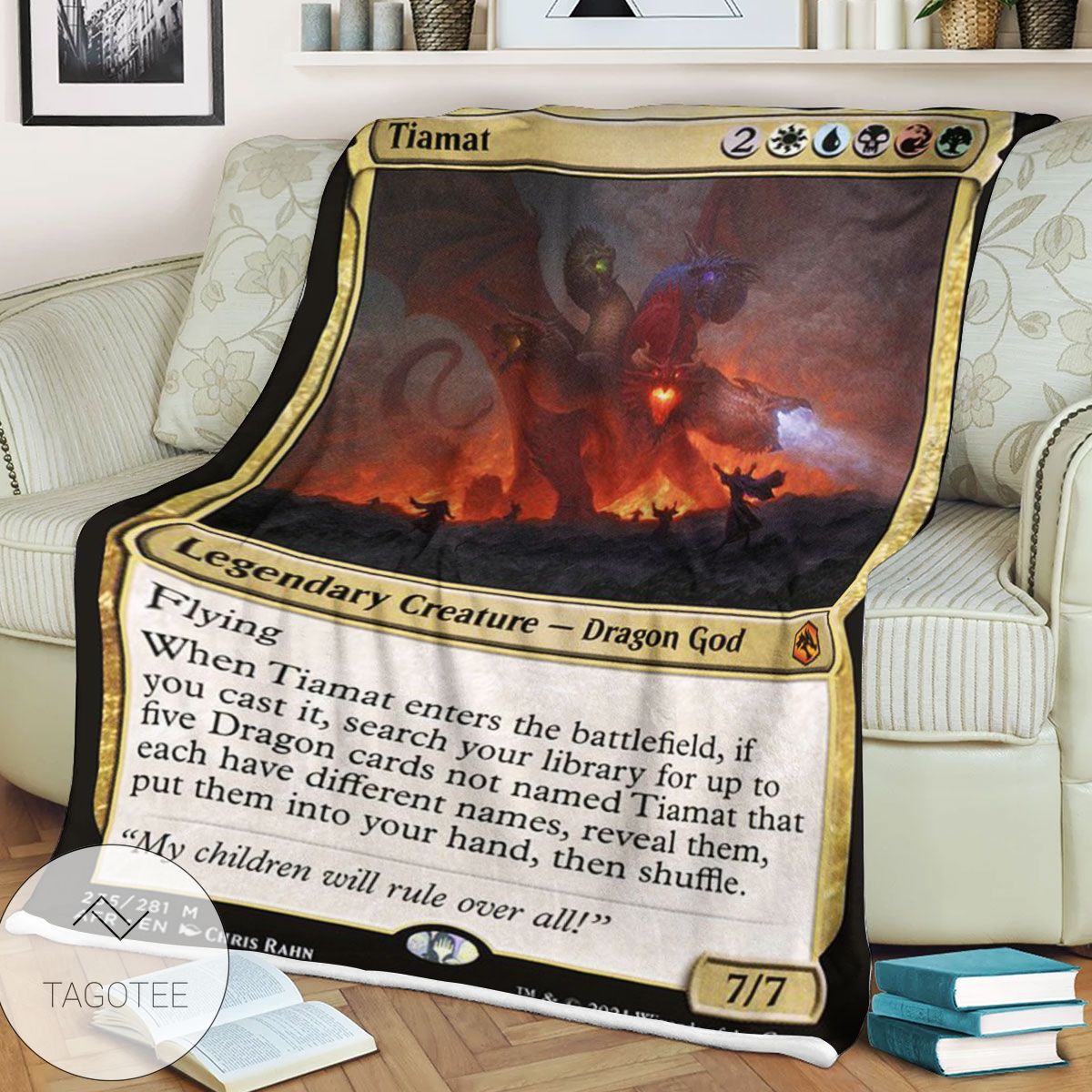 Afr 235 Tiamat Magic The Gathering Mtg Blanket Afr 235 Tiamat Magic The Gathering Mtg Blanket