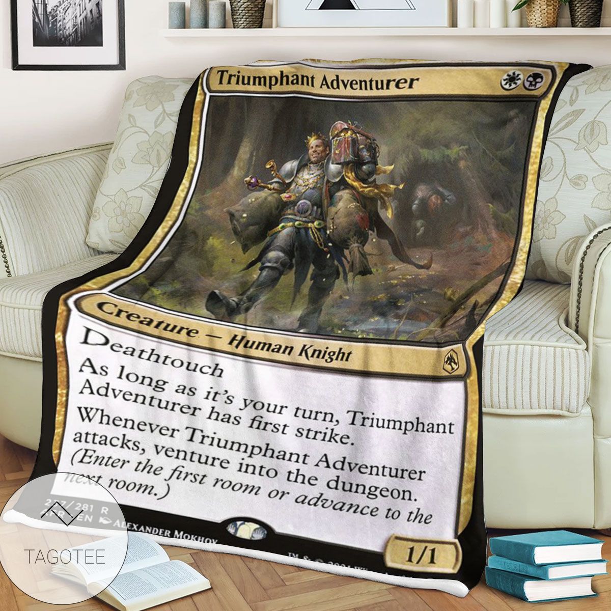 Afr 237 Triumphant Adventurer Magic The Gathering Mtg Blanket Afr 237 Triumphant Adventurer Magic The Gathering Mtg Blanket