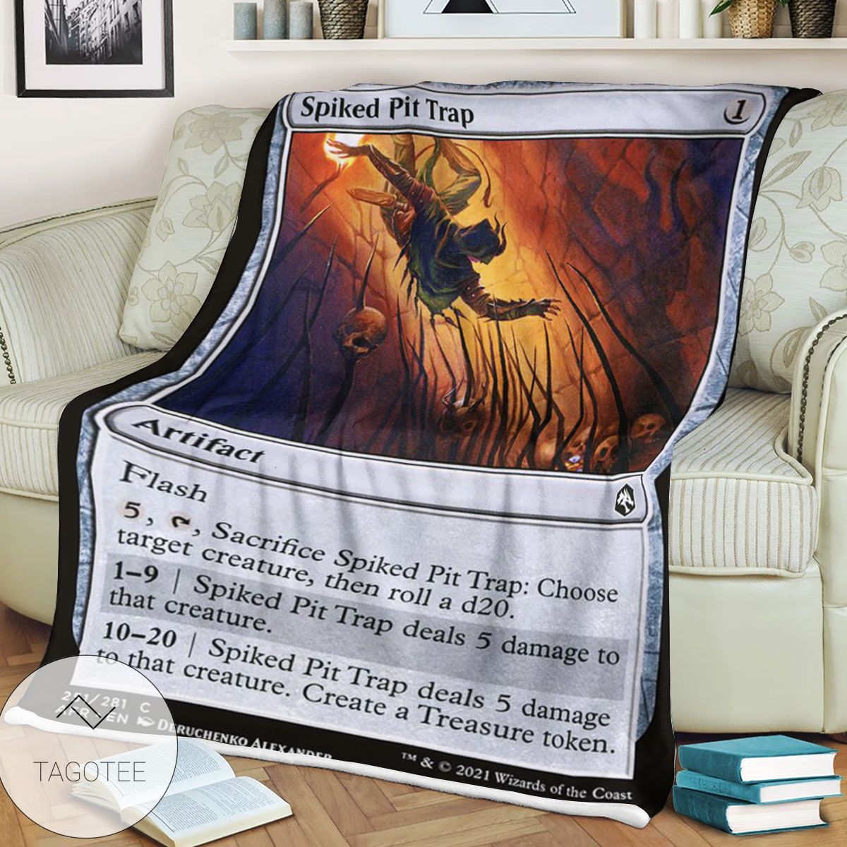 Afr 251 Spiked Pit Trap Magic The Gathering Mtg Blanket Afr 251 Spiked Pit Trap Magic The Gathering Mtg Blanket