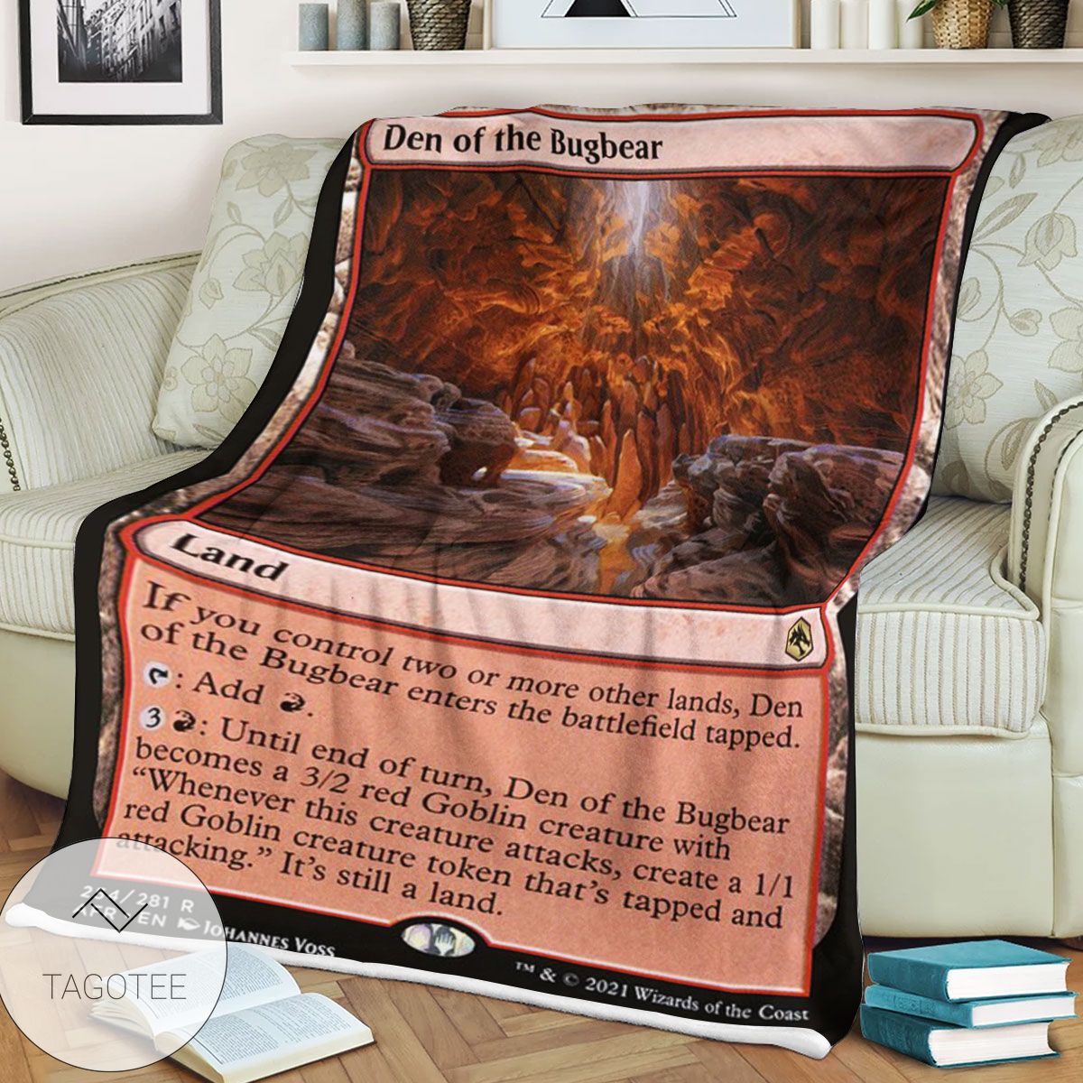 Afr 254 Den Of The Bugbear Magic The Gathering Mtg Blanket Afr 254 Den Of The Bugbear Magic The Gathering Mtg Blanket