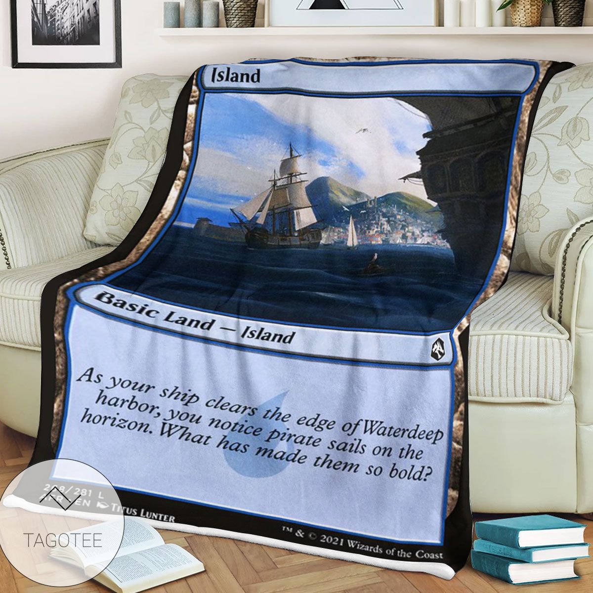 Afr 268 Island Magic The Gathering Mtg Blanket Afr 268 Island Magic The Gathering Mtg Blanket