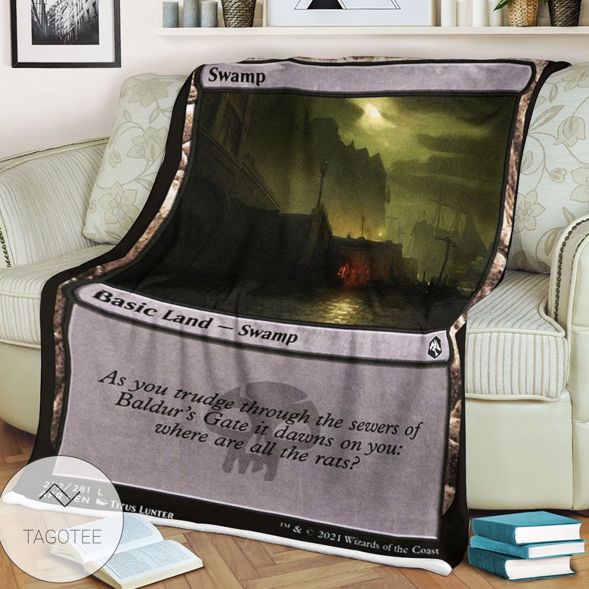 Afr 272 Swamp Magic The Gathering Mtg Blanket Afr 272 Swamp Magic The Gathering Mtg Blanket