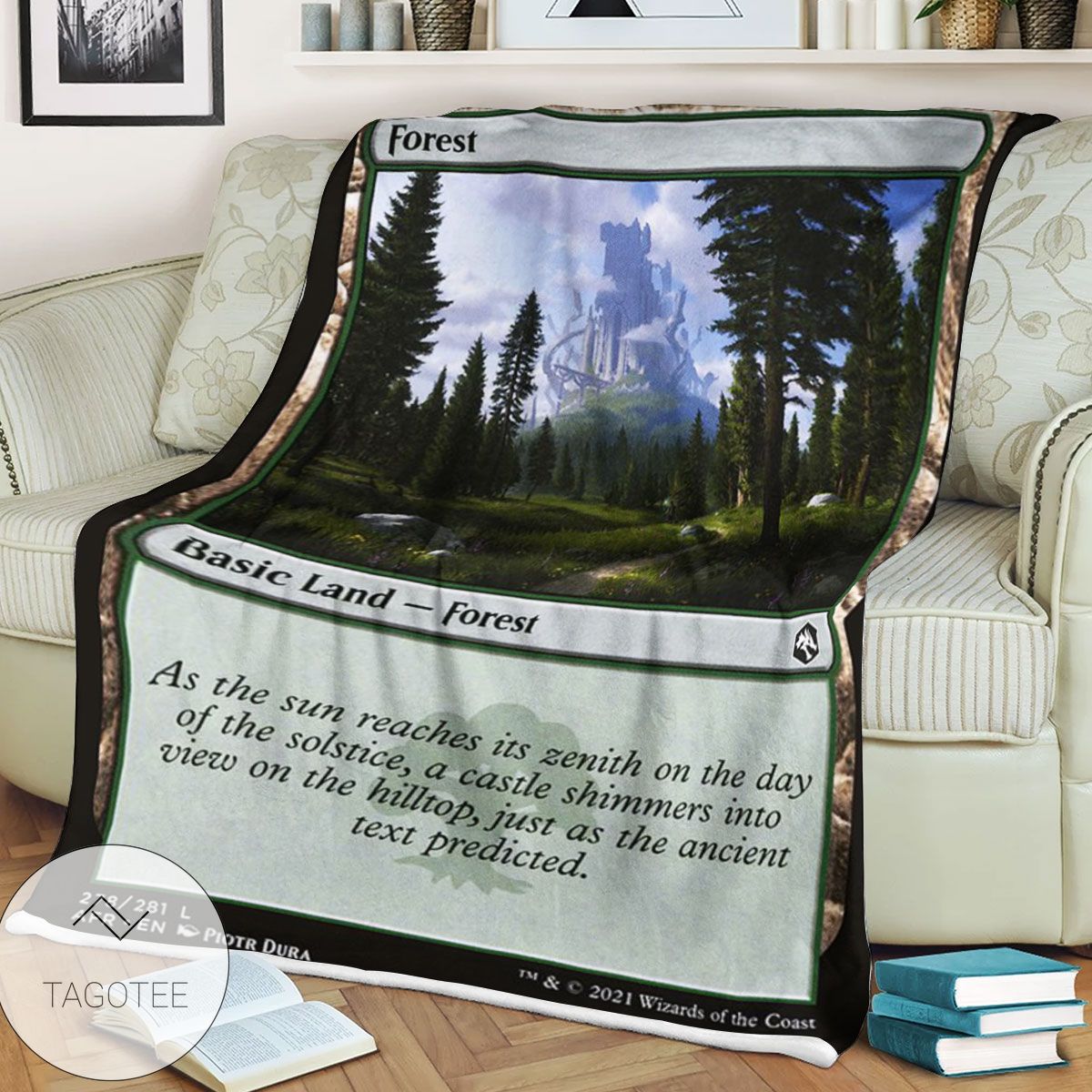 Afr 278 Forest Magic The Gathering Mtg Blanket Afr 278 Forest Magic The Gathering Mtg Blanket