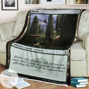Afr 281 Forest Magic The Gathering Mtg Blanket