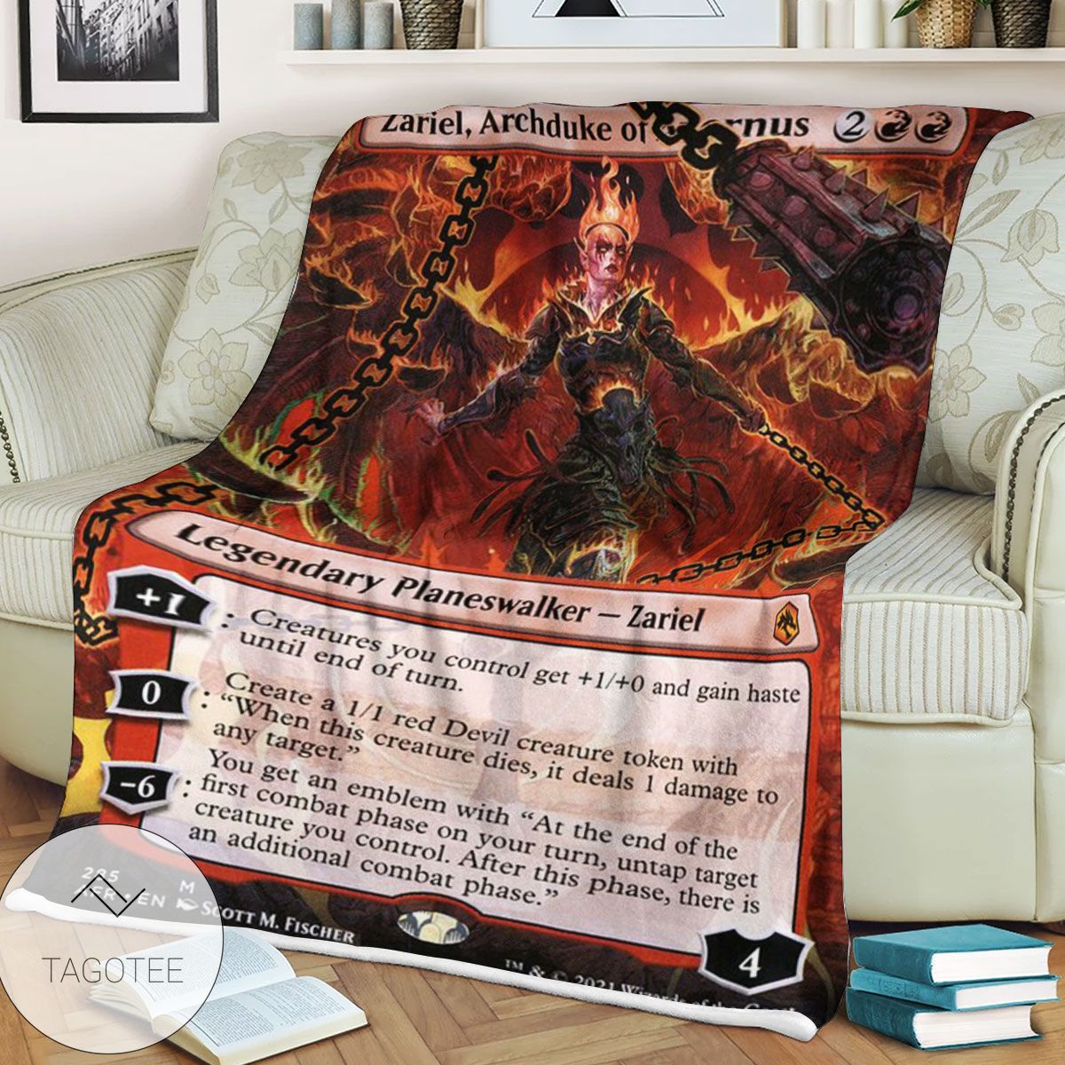 Afr 285 Zariel Archduke Of Avernus Magic The Gathering Mtg Blanket Afr 285 Zariel Archduke Of Avernus Magic The Gathering Mtg Blanket
