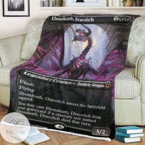 Afr 292 Ebondeath Dracolich Magic The Gathering Mtg Blanket