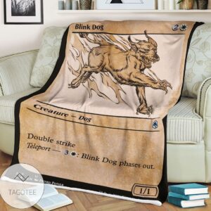Afr 300 Blink Dog Magic The Gathering Mtg Blanket