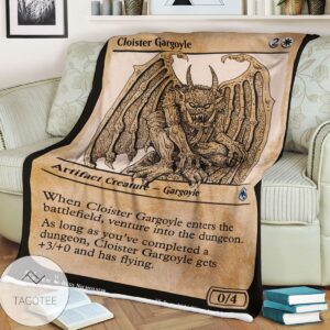 Afr 302 Cloister Gargoyle Magic The Gathering Mtg Blanket