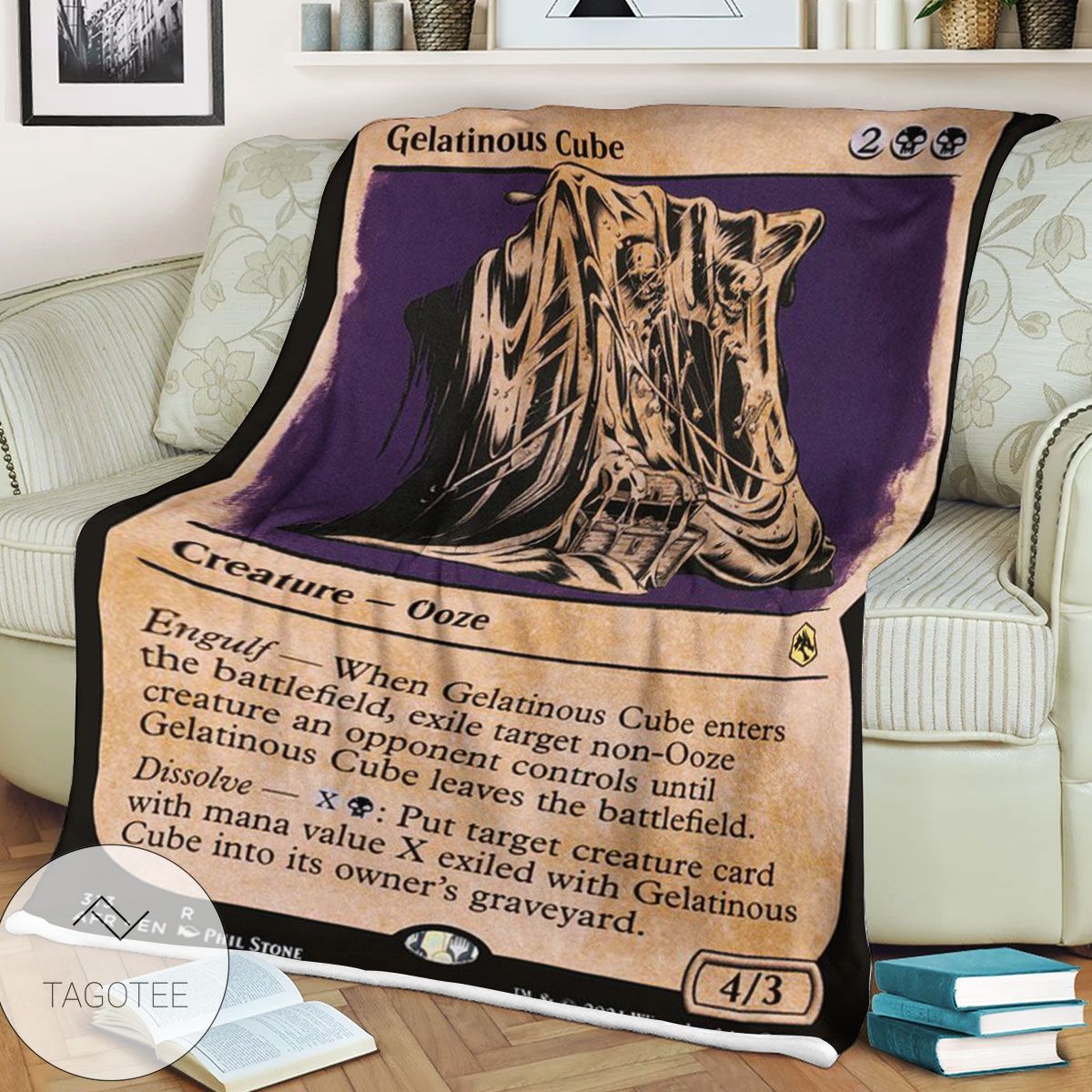 Afr 313 Gelatinous Cube Magic The Gathering Mtg Blanket Afr 313 Gelatinous Cube Magic The Gathering Mtg Blanket