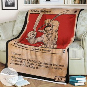 Afr 318 Goblin Javelineer Magic The Gathering Mtg Blanket