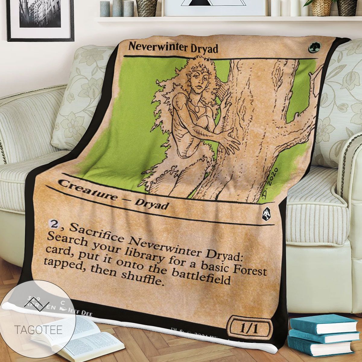 Afr 329 Neverwinter Dryad Magic The Gathering Mtg Blanket Afr 329 Neverwinter Dryad Magic The Gathering Mtg Blanket
