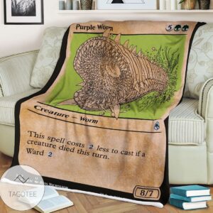Afr 332 Purple Worm Magic The Gathering Mtg Blanket