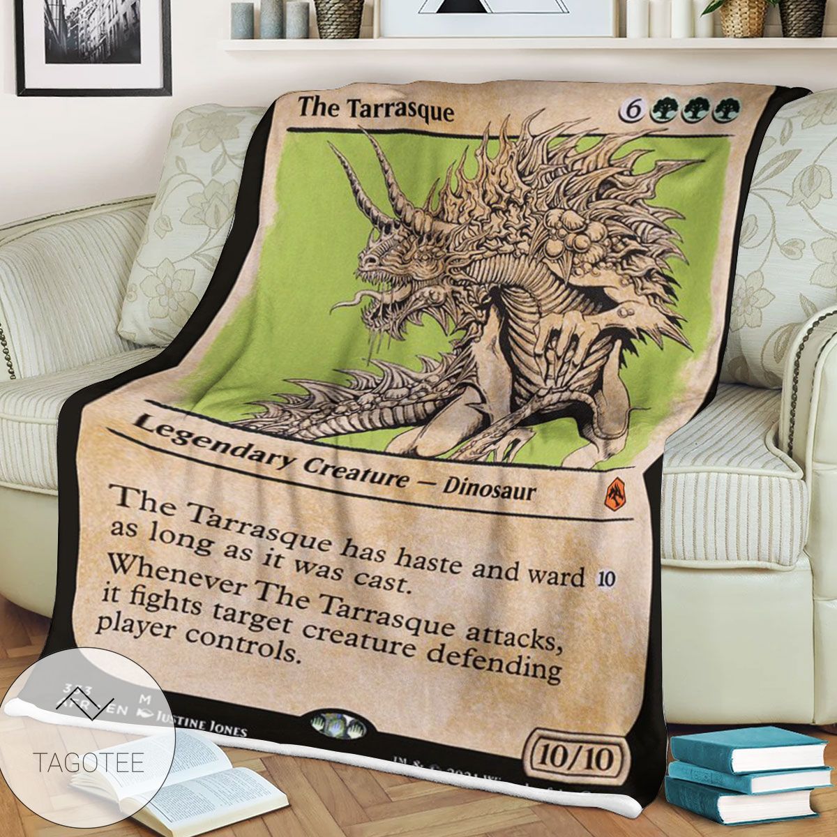Afr 333 The Tarrasque Magic The Gathering Mtg Blanket Afr 333 The Tarrasque Magic The Gathering Mtg Blanket