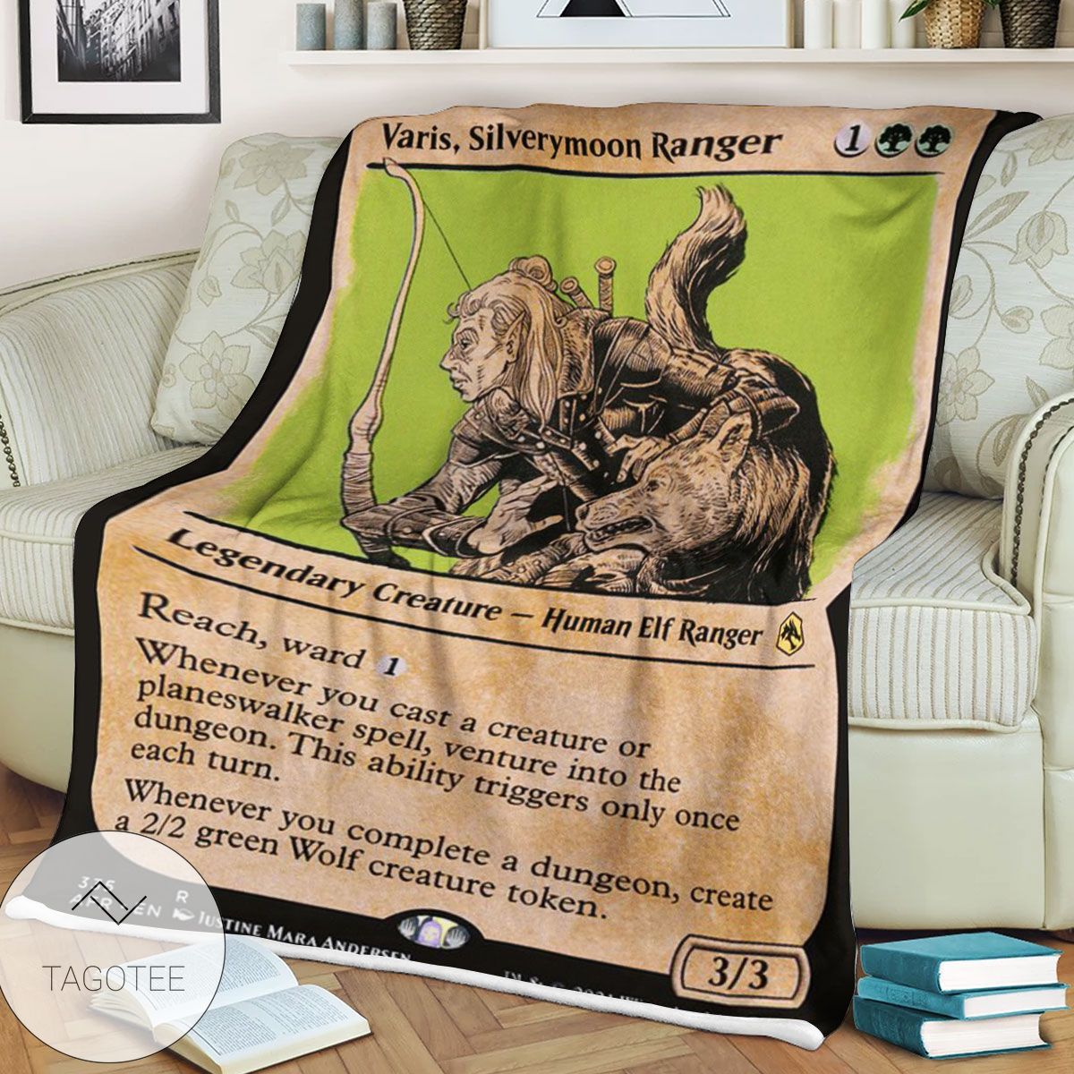 Afr 335 Varis Silverymoon Ranger Magic The Gathering Mtg Blanket Afr 335 Varis Silverymoon Ranger Magic The Gathering Mtg Blanket