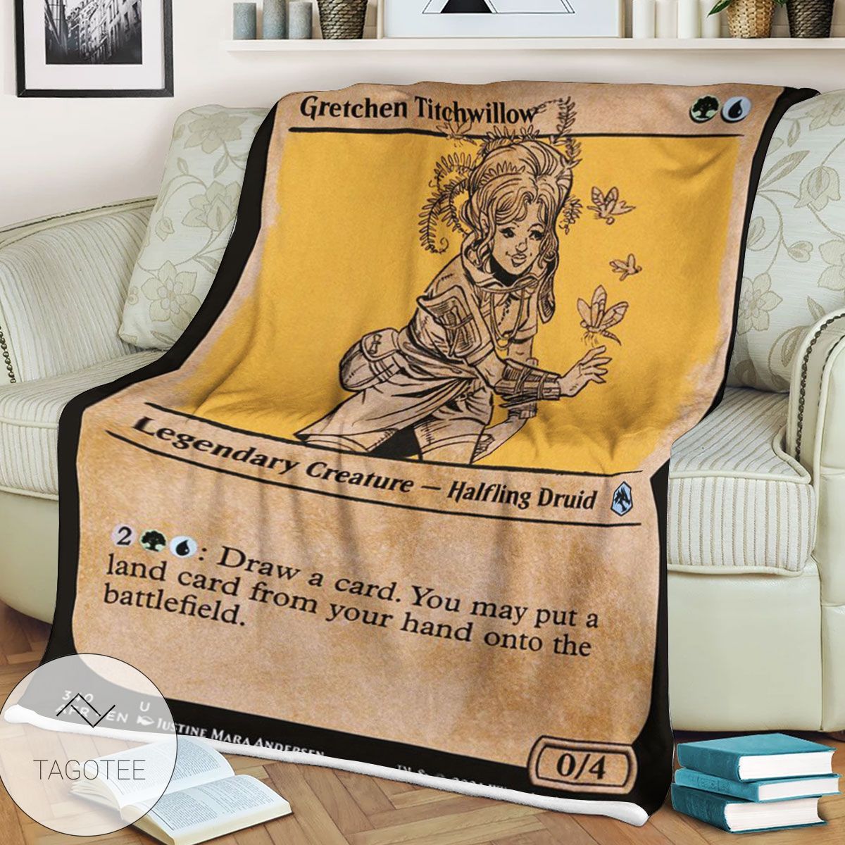 Afr 340 Gretchen Titchwillow Magic The Gathering Mtg Blanket Afr 340 Gretchen Titchwillow Magic The Gathering Mtg Blanket